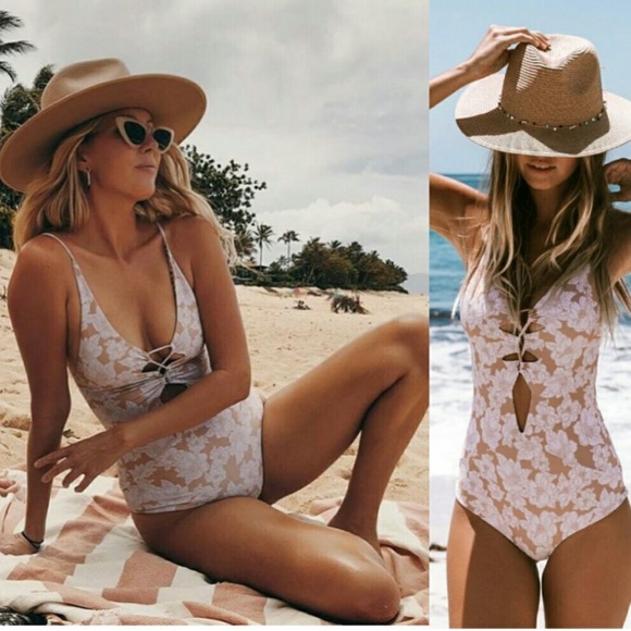 acacia swimwear Other - ACACIA Kokomo One Piece - Small / Naked Magnolia